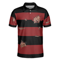 The Nightmare Is Coming To Town Halloween Polo Shirt Scary Halloween Shirt For Men - 3