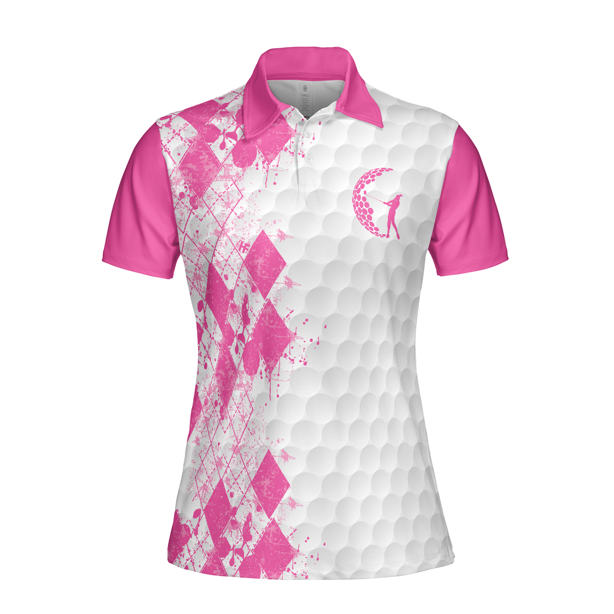 I Dont Always Play Golf Women Short Sleeve Polo Shirt Pinky Golfing Shirt Female Golfer Womens Golf Shirt - 3