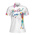 This Girl Can Golf Short Sleeve Women Polo Shirt - 2