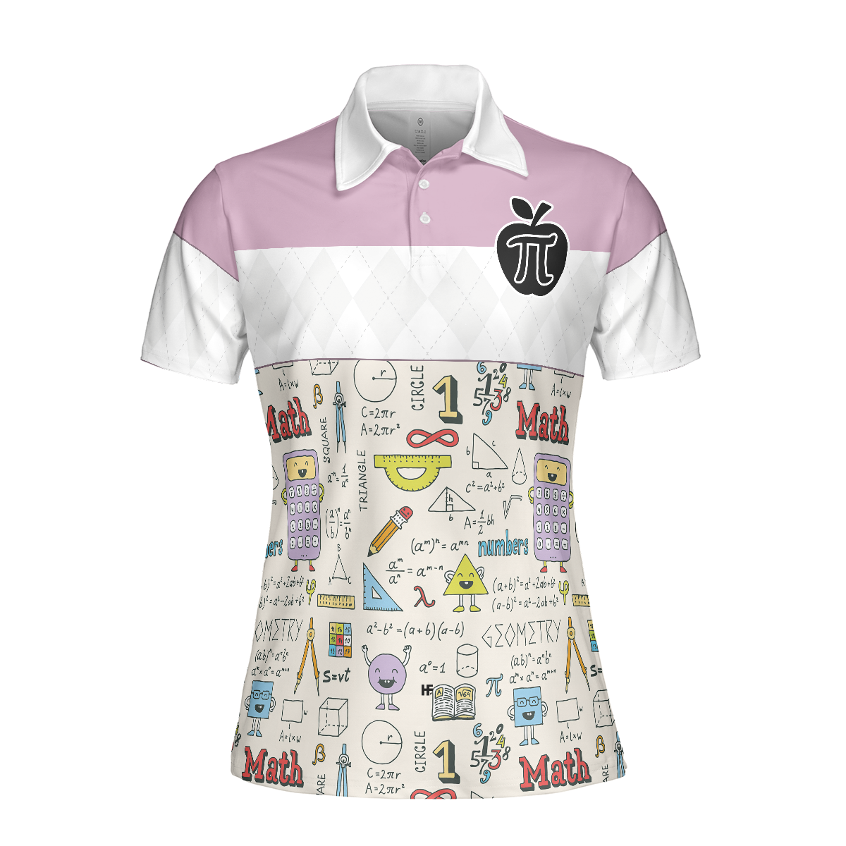 Math Teacher Short Sleeve Women Polo Shirt - 3