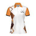 Weekend Forecast Golfing With A Chance Of Drinking Golf Short Sleeve Women Polo Shirt Halloween Gift For Female Golfers - 3