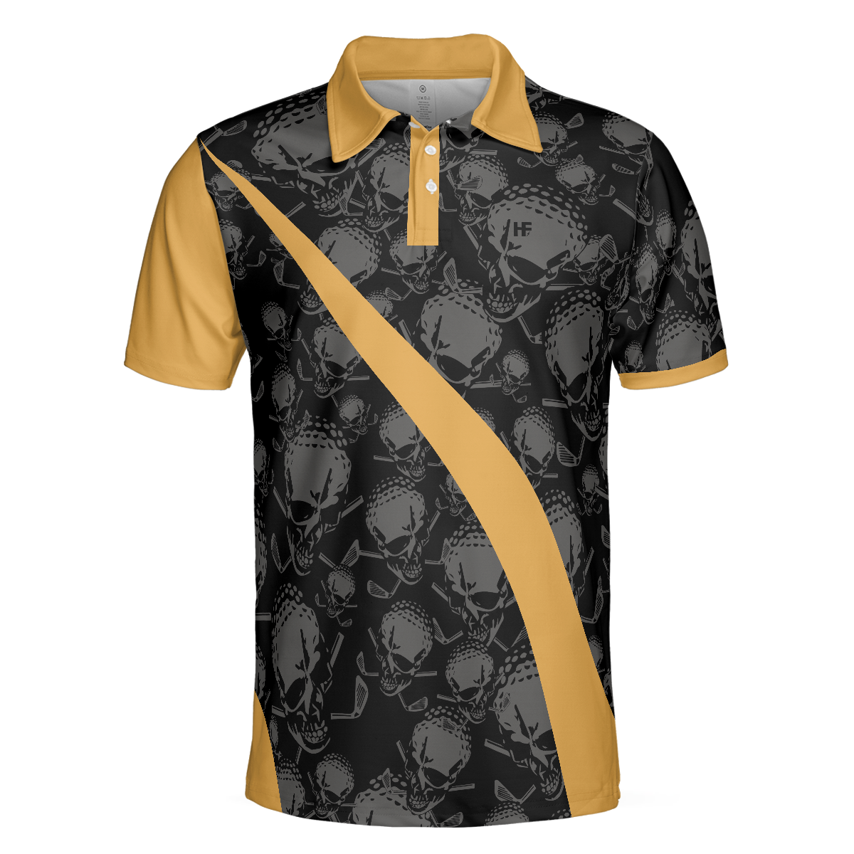 Im A Simple Man I Like Playing Golf And Beer Polo Shirt Cool Ball Pattern Shirt With Sayings Best Gift For Golfers - 3