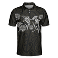 Elegant Polynesian Pattern Polo Shirt - 3