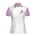 Come We Fly Golf Short Sleeve Women Polo Shirt Witch Halloween Golf Shirt For Ladies - 3