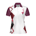 Putt Now Wine Later Elegant Leopard Pattern Golf Short Sleeve Women Polo Shirt Golf Shirt For Ladies - 3