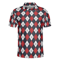 Golf Argyle Skull Short Sleeve Polo Shirt For Golf Skull Golf Shirt For Men Best Gift For Golfers - 3