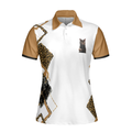 Shh My Coffee And I Are Having A Moment I Will Deal With You Later Short Sleeve Women Polo Shirt Leopard Shirt - 3