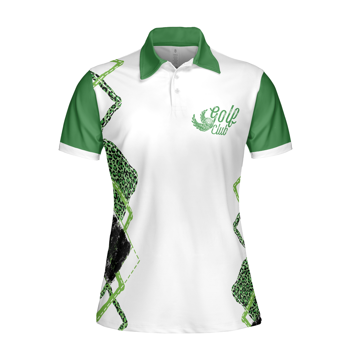 I Canceled My Golf Game To Be Here Golf Short Sleeve Women Polo Shirt White And Green Golf Shirt For Ladies - 3