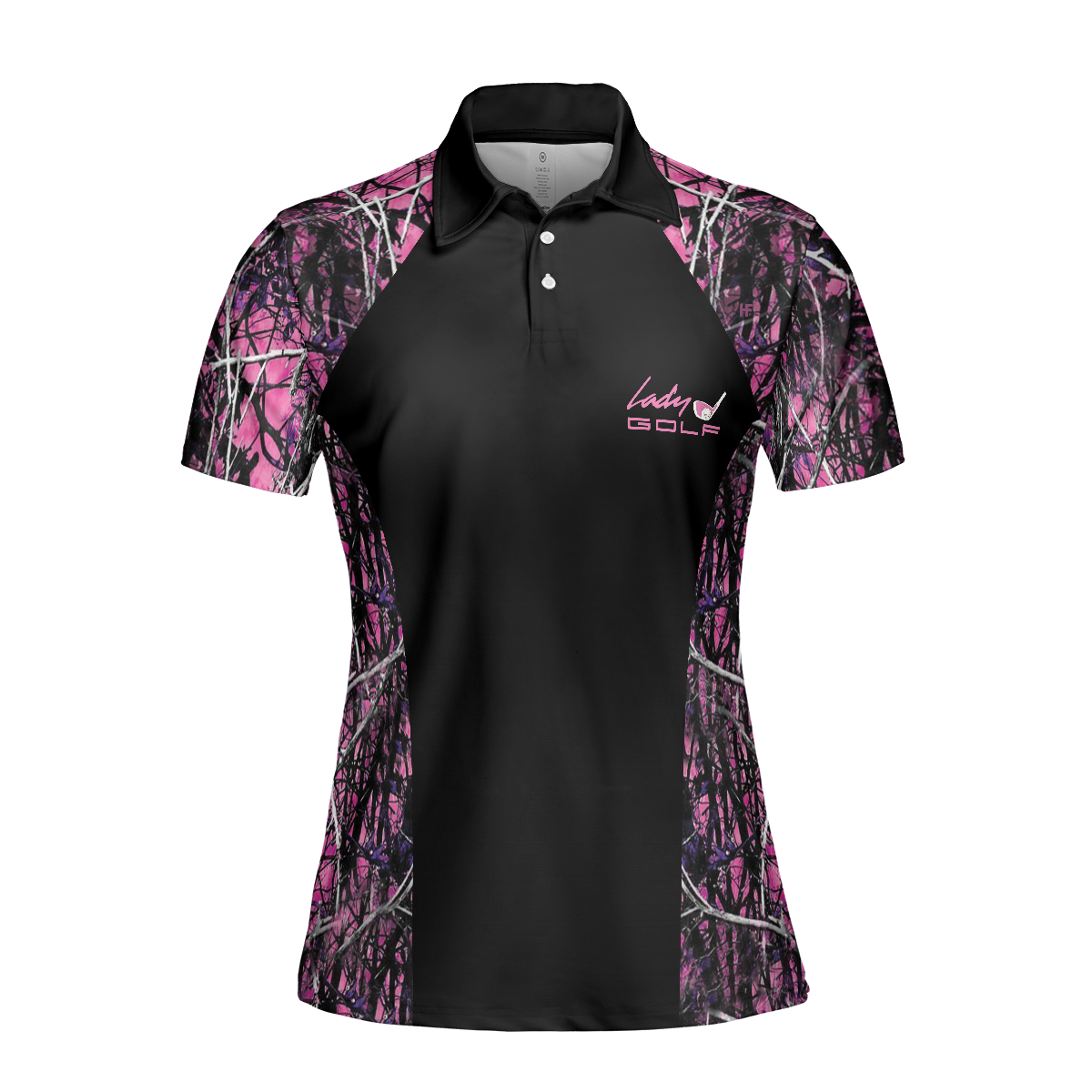 Im Not Swearing Im Using My Golf Words Camouflage Pattern Golf Short Sleeve Women Polo Shirt Golf Shirt For Ladies - 3