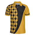 Swing Swear Drink Repeat V2 Polo Shirt Argyle Pattern Golf Shirt For Male Golfers Skull Golf Shirt - 3