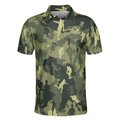 Custom Camouflage Texture Disc Golf Polo Shirt - 3