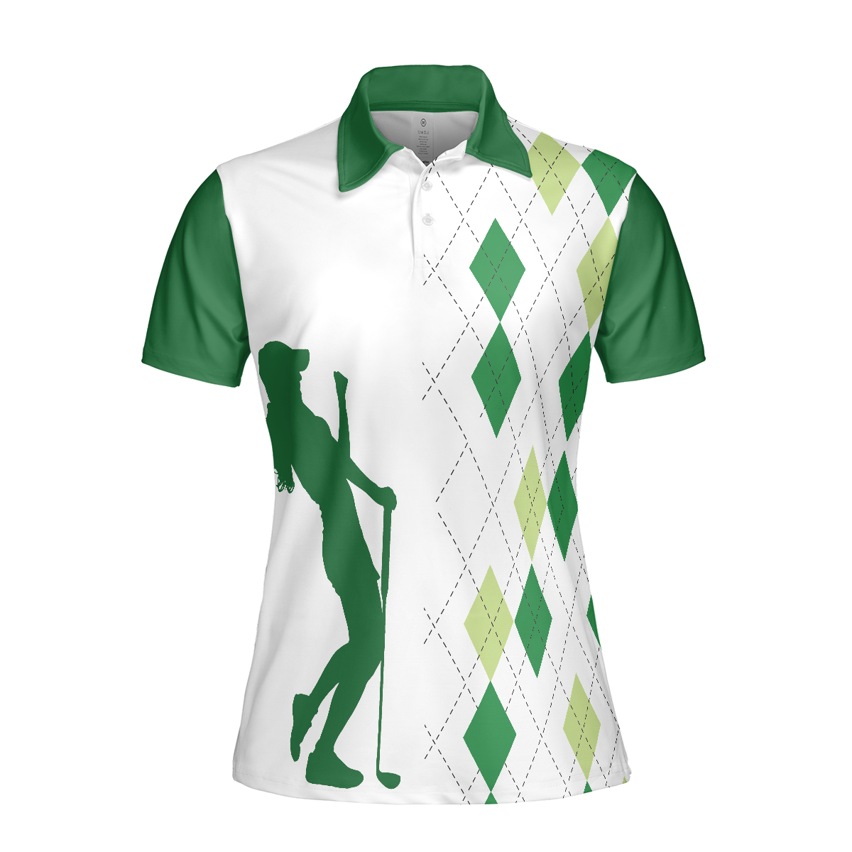 Queen Of The Green Short Sleeve Women Polo Shirt - 3