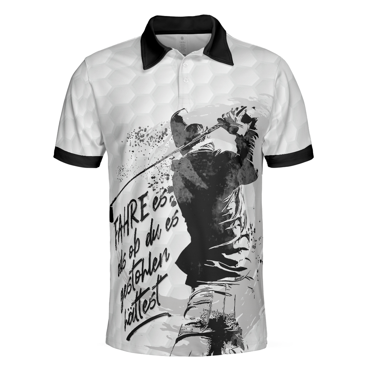 Fahre Es Als Ob Du Es Gestohlen Httest Polo Shirt German Golfing Polo Shirt Best Golf Shirt For Men - 3