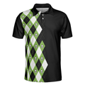 I Might Look Like Im Listening To You But In My Head Im Playing Golf Polo Shirt Plaid Pattern Golf Shirt - 3