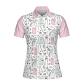 Golf Life In Pink V2 Short Sleeve Women Polo Shirt - 3