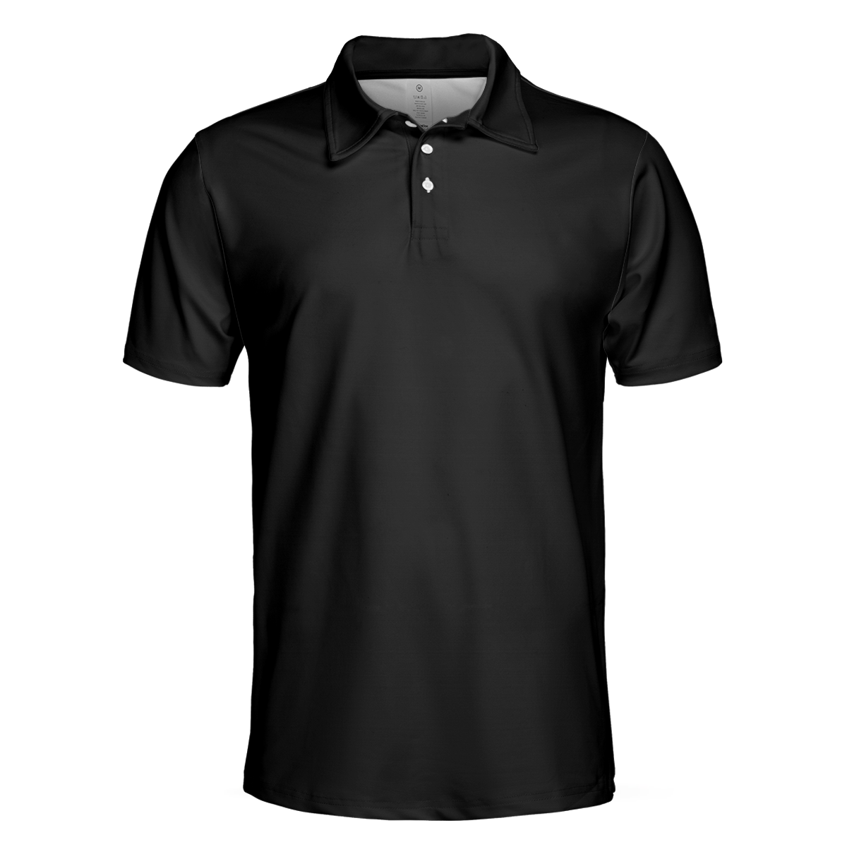 American Skull Golf Clubs Set Short Sleeve Black Golf Polo Shirt Wet Paint American Flag Polo Shirt Best Golf Shirt For Men - 3