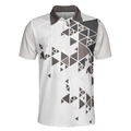 I Regard Golf As An Expensive Way Of Playing Marbles Polo Shirt Black And White Golf Shirt For Men - 3