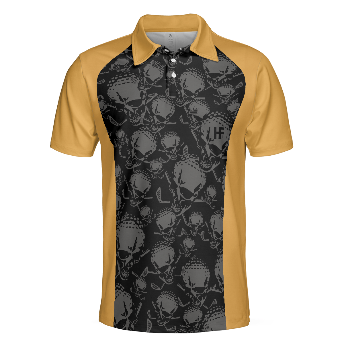 Rules Of Golf Polo Shirt Black And Orange Golfing Shirt With Sayings Cool Golf Gift For Beer Lovers - 3