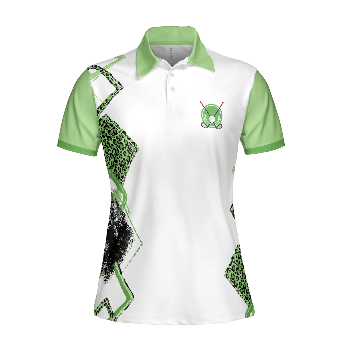 Golf Is Like Cooking You Just Slice It Chip It And Put It On Some Green Short Sleeve Women Polo Shirt - 3