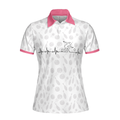 Bowling Is My Heart Bowling Short Sleeve Women Polo Shirt Bowling Balls And Pins Pattern Polo Shirt For Ladies - 3