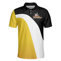 Beer Helps Me Aim Better Polo Shirt Simple Drinking Golf Polo Shirt Design Golf Gift Idea For Golfers - 3