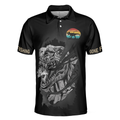 Fishsaurus Rex Im Not Anti Social Polo Shirt Gone Fishing Polo Shirt Best Fishing Shirt For Men - 3