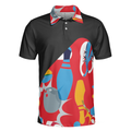 Life Is Like A Bowling Ball Polo Shirt Colorful tenpin Bowling Shirt For Men Gift Idea For Bowling Lovers - 3