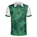 Camouflage Texture Doink Disc Golf Short Sleeve Polo Shirt Disc Player Polo Shirt Camo Disc Golf Shirt For Men - 3