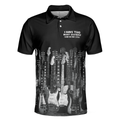 I Have Too Many Guitars Black Short Sleeve Polo Shirt Guitarist Polo Shirt Best Guitar Shirt For Men - 3