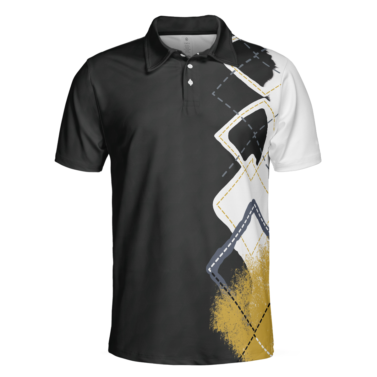 Stress Is Caused By Not Playing Golf Enough Polo Shirt Best Argyle Pattern Golf Shirt For Men Colorful Golf Shirt - 3