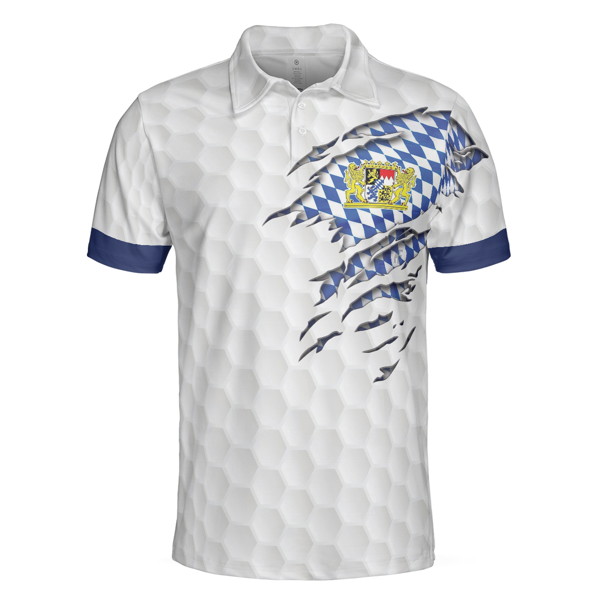 Bavaria Flag Golf Polo Shirt - 3