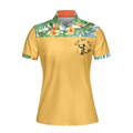 Kiss My Ace Floral Tennis Shirt For Women Short Sleeve Women Polo Shirt - 3