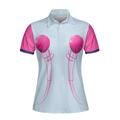 Watch Out This Girl Knows How To Handle Her Balls Bowling Short Sleeve Women Polo Shirt Bowling Polo Shirt Design - 3