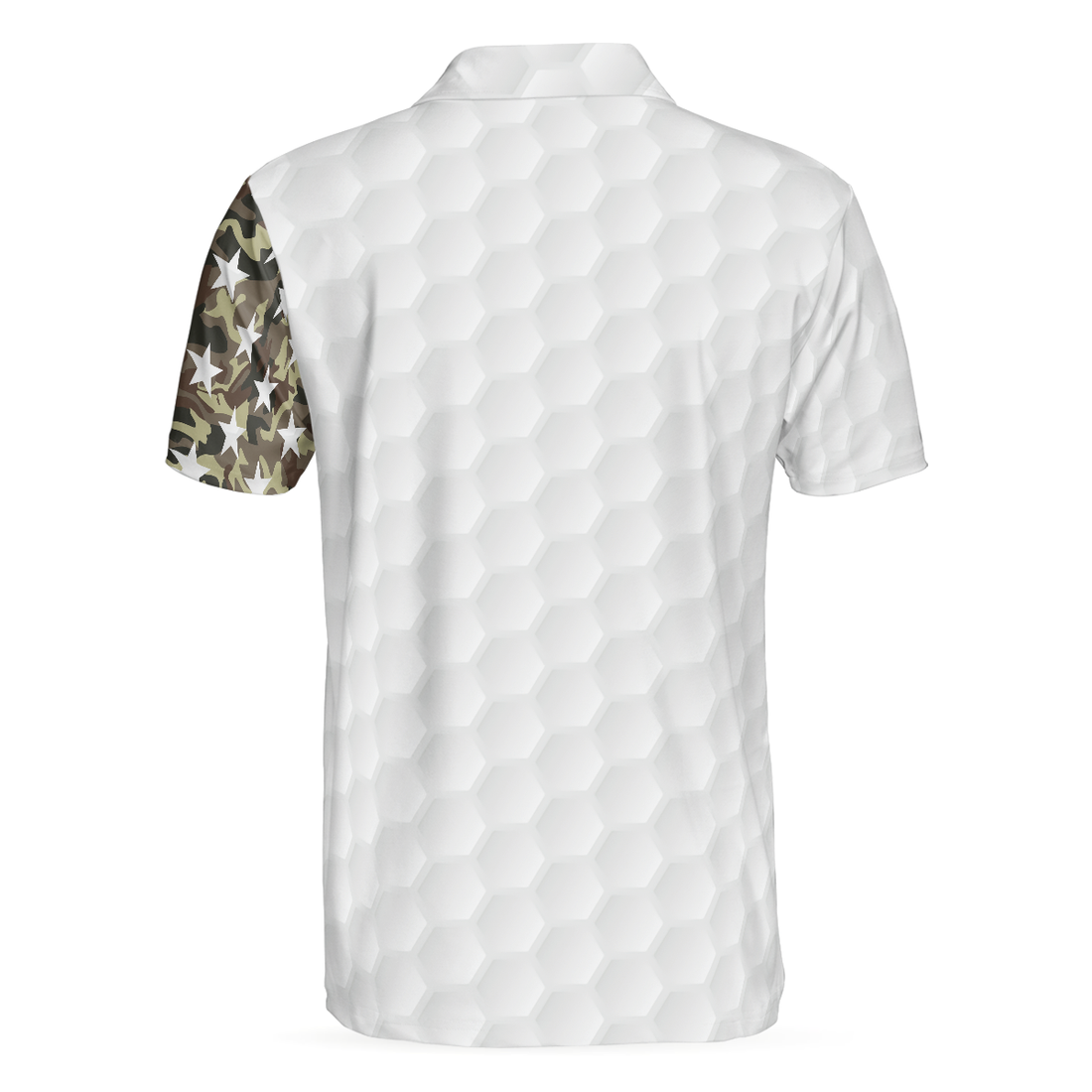 Be Skull And Goal Camouflage Polo Shirt Your Hole Is My Goal Stripes Pattern Shirt Camo Golf Shirt For Men - 1