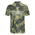 Custom Camouflage Texture Disc Golf Polo Shirt - 2