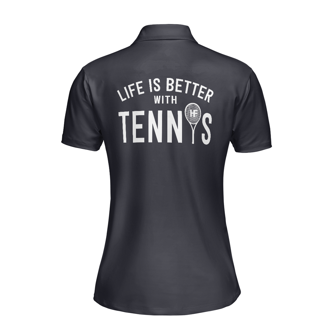 Tennis Life Shirt For Womens Short Sleeve Women Polo Shirt - 1