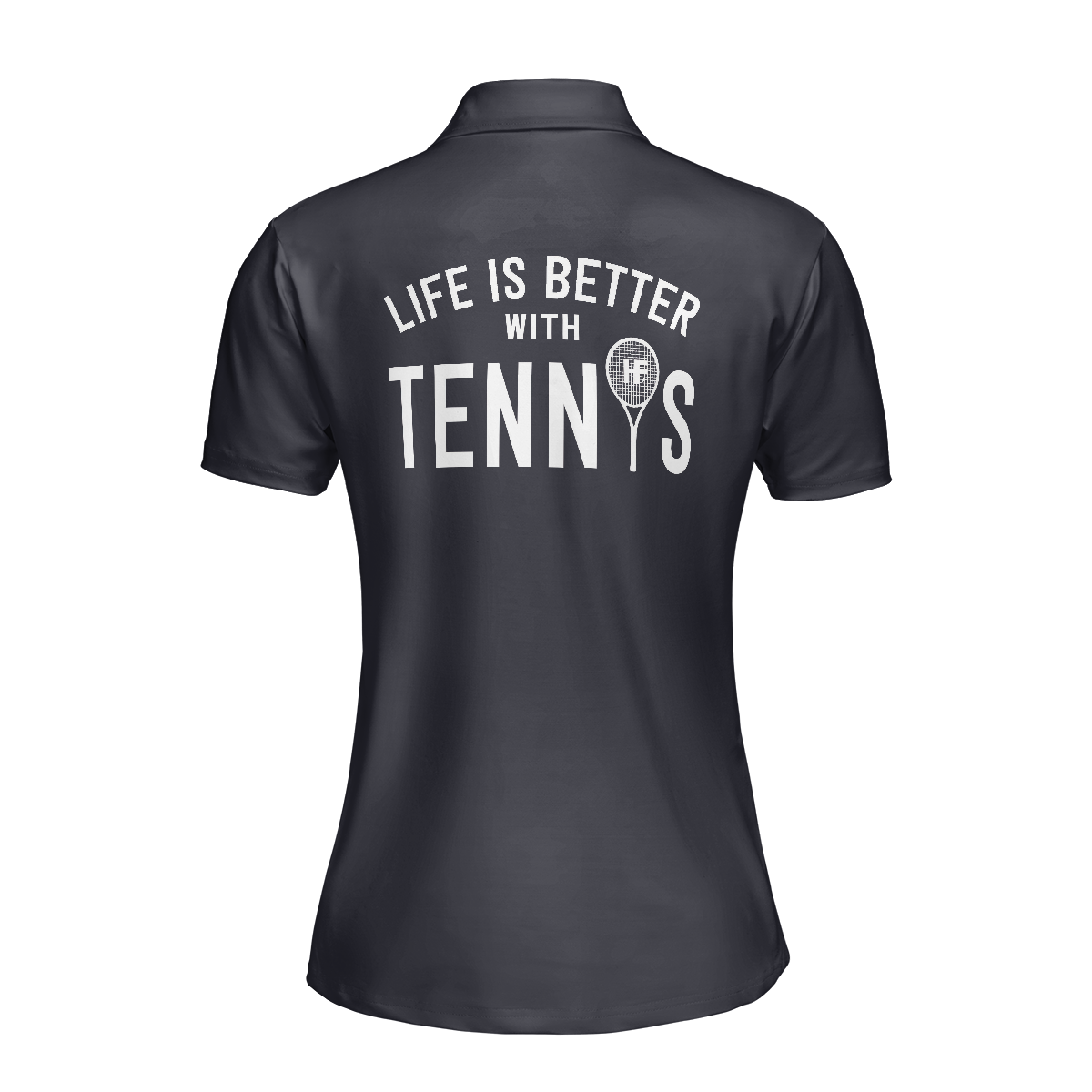 Tennis Life Shirt For Womens Short Sleeve Women Polo Shirt - 2