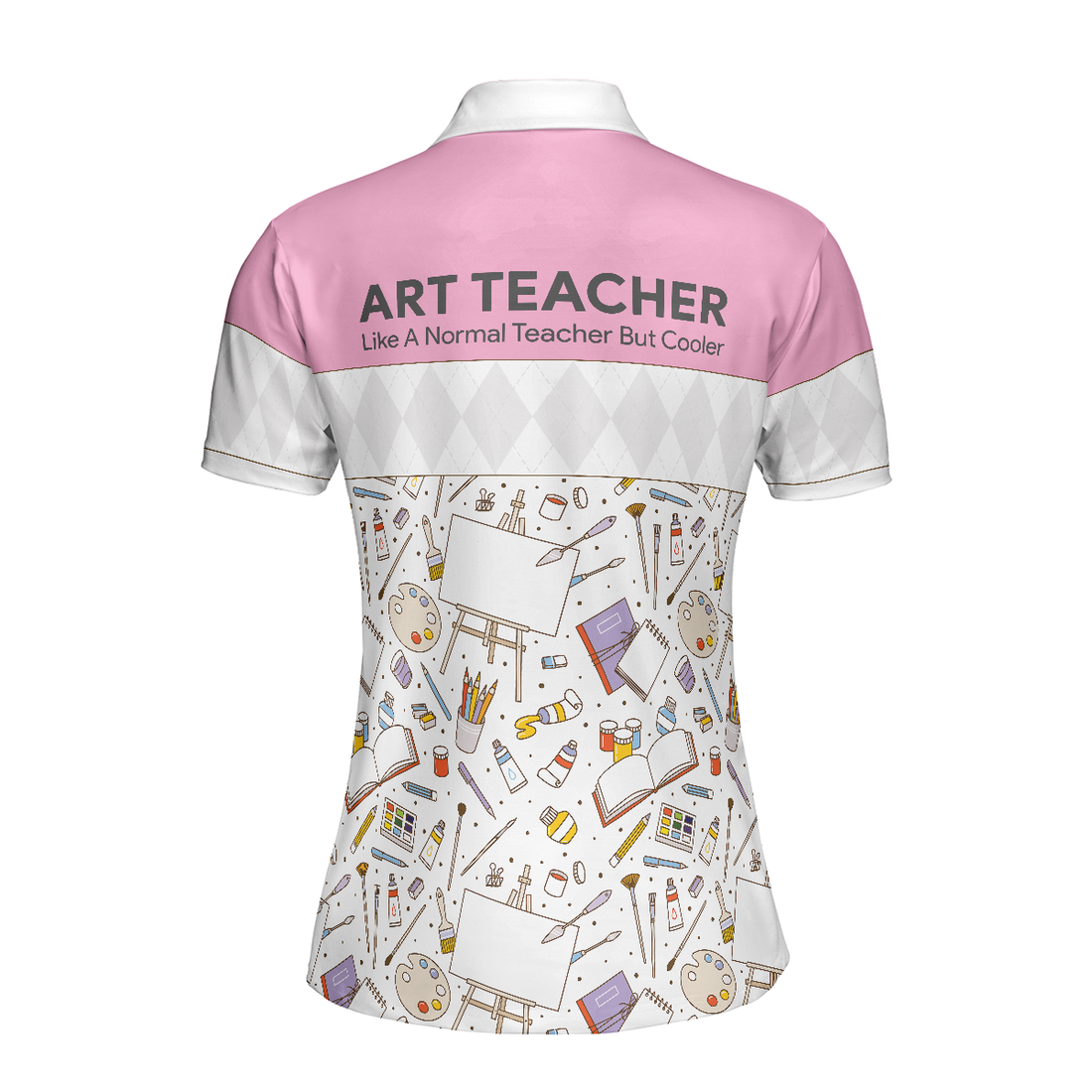 Art Teacher Short Sleeve Women Polo Shirt Art Shirt For Women Best Gift For Art Teacher - 1