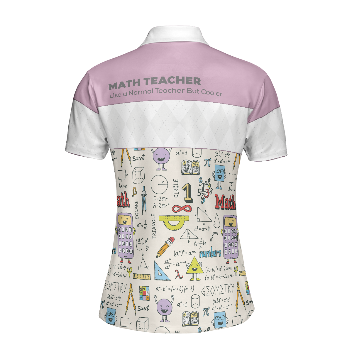 Math Teacher Short Sleeve Women Polo Shirt - 2