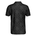 Bitcoin Golden Heartbeat Polo Shirt Black Bitcoin Shirt For Adults Cryptocurrency Short Sleeve Polo Shirt - 2