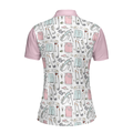 Golf Life In Pink V2 Short Sleeve Women Polo Shirt - 2