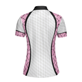 Swing Swear And Repeat Golf Girl Life Golf Short Sleeve Women Polo Shirt Argyle Pattern Golf Shirt For Ladies - 2