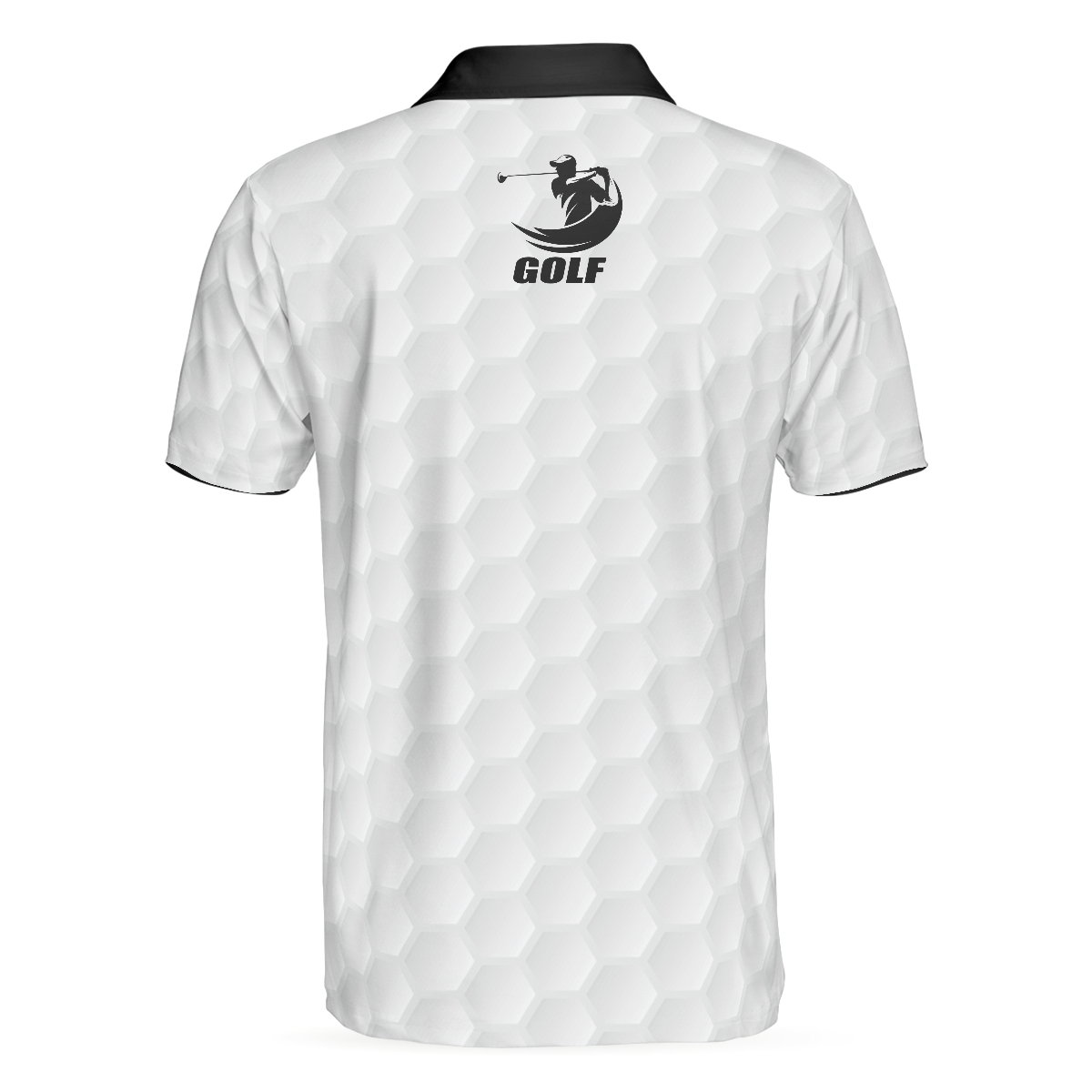 Just A Guy Who Loves Golf Polo Shirt Black And White Golfing Shirt For Male Basic Golf Shirt Design - 4