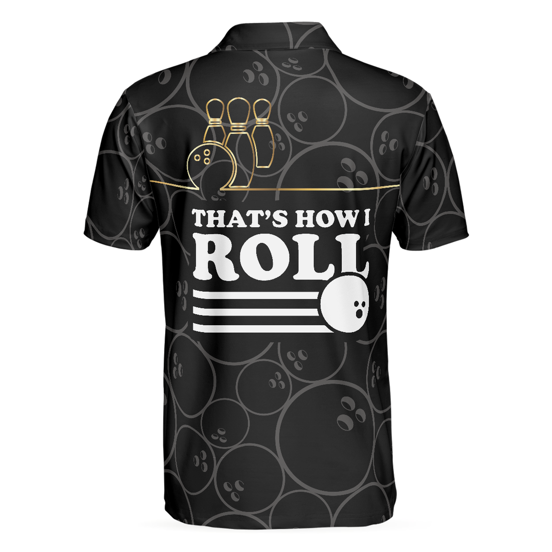 Thats How I Roll Bowling Shirt For Men Polo Shirt American Flag Bowling Shirt For Male Bowlers - 1