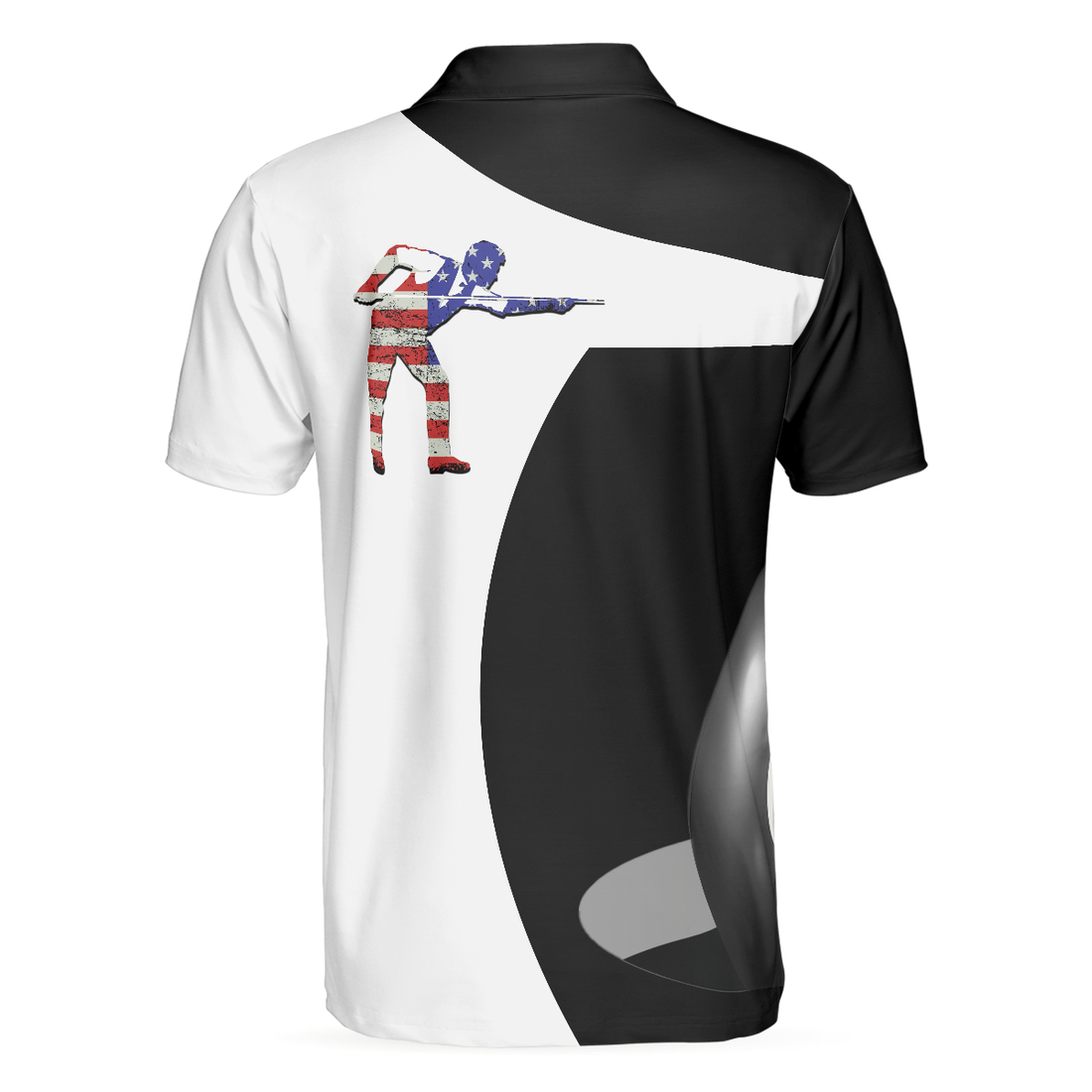 Billiard Shot American Flag Polo Shirt Best Billiards Shirt For Patriotic Billiards Players Eight Ball Shirt - 1