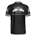 Put Your Fun On Your Saddle Horse Riding Polo Shirt Black And White Horse Riding Shirt For Men - 2