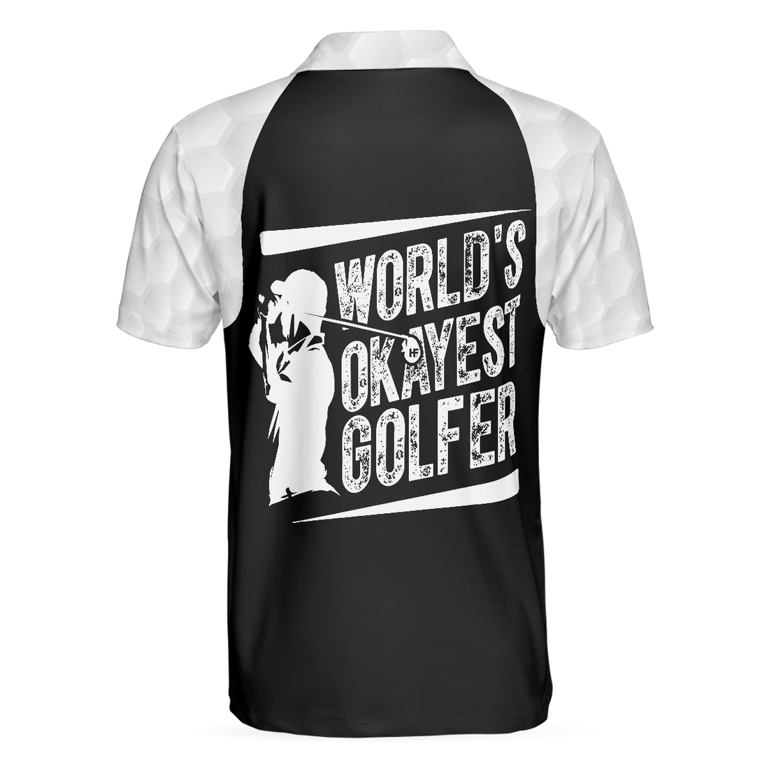 Worlds Okayest Golfer Polo Shirt Basic Golf Shirt Design For Men Funny Golf Shirt With Sayings - 1