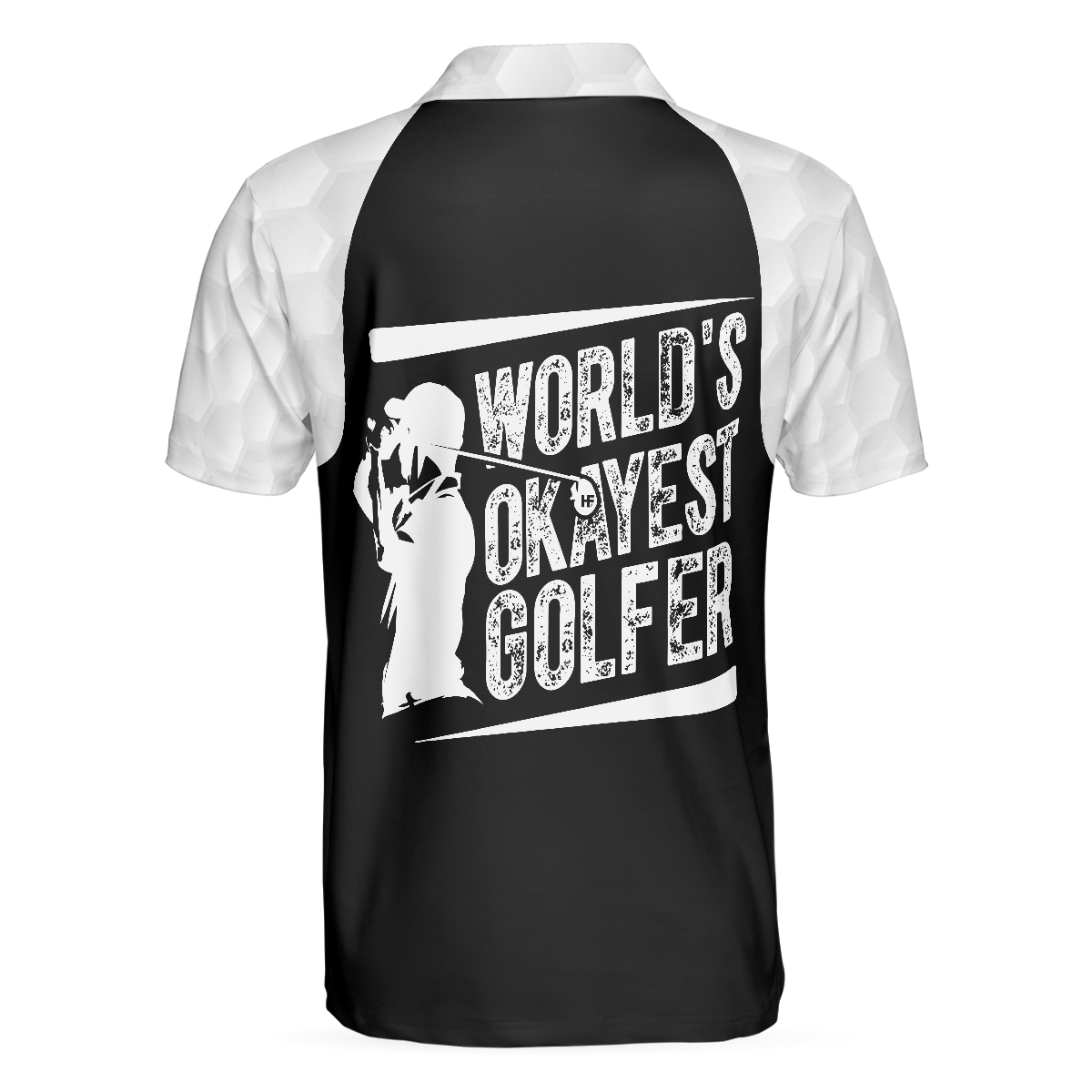 Worlds Okayest Golfer Polo Shirt Basic Golf Shirt Design For Men Funny Golf Shirt With Sayings - 2