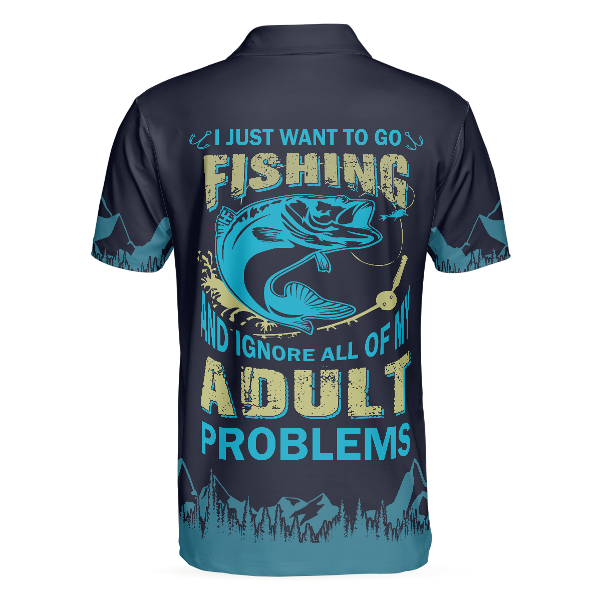 Fishologist Go Fishing Polo Shirt I Just Want To Go Fishing Shirt Best Fishing Shirt For Men - 4