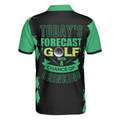 Todays Forecast For Zombie Golfer Golf Polo Shirt Smart Golf Shirt For Men - 2